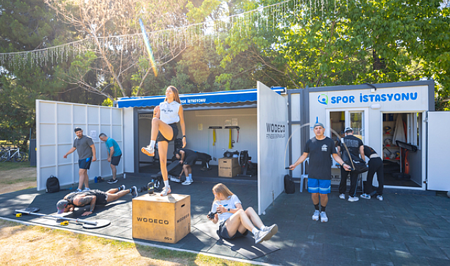 İzmir’de spor istasyonları vatandaşlarla buluştu